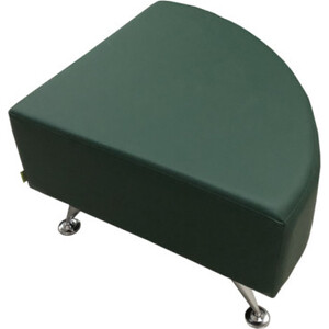 Пуф Мягкий офис угловой 90 Вайт зеленый