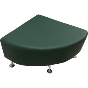 Пуф Мягкий офис угловой 90 Вайт зеленый