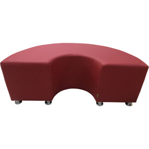 Пуфик Мягкий офис Радуга красный