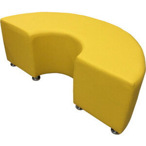 Пуфик Мягкий офис Радуга желтый