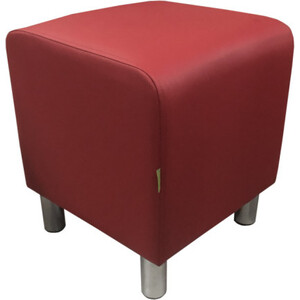 Пуф Мягкий офис Классик табурет красный