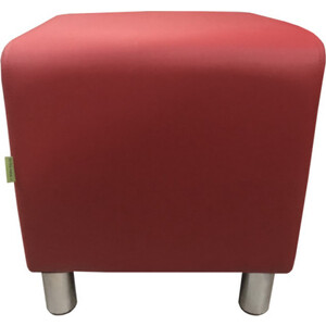 Пуф Мягкий офис Классик табурет красный
