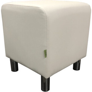 Пуф Мягкий офис Классик табурет молочный