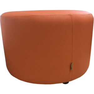Мягкий офис Пуф круглый D 600 мм оранжевый