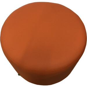 Мягкий офис Пуф круглый D 600 мм оранжевый