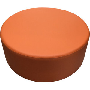 Мягкий офис Пуф круглый D 800 мм оранжевый
