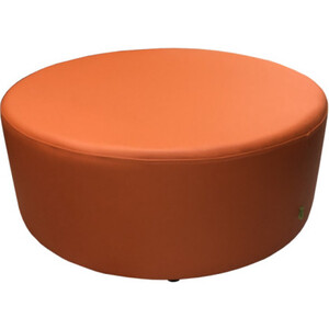 Мягкий офис Пуф круглый D 800 мм оранжевый