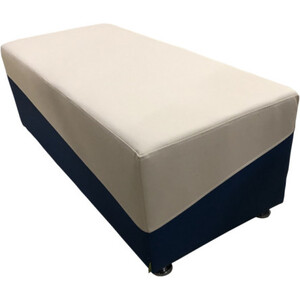 Банкетка Мягкий офис Фригг бело-синий