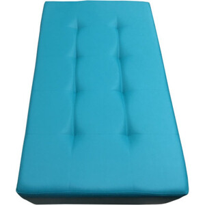 Банкетка Мягкий офис Классик с утяжками двухместная бирюзовая