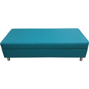 Банкетка Мягкий офис Флагман двухместная бирюзовая