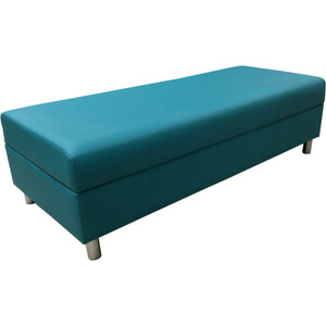 Банкетка Мягкий офис Флагман двухместная бирюзовая