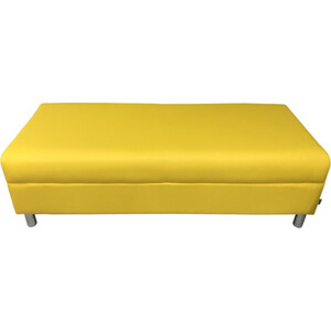 Банкетка Мягкий офис Флагман двухместная желтая