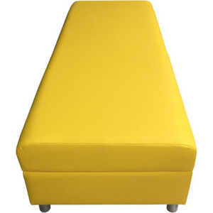 Банкетка Мягкий офис Флагман двухместная желтая