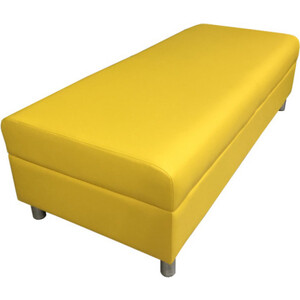 Банкетка Мягкий офис Флагман двухместная желтая