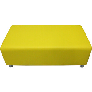 Банкетка Мягкий офис Классик двухместная желтая