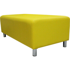 Банкетка Мягкий офис Классик двухместная желтая