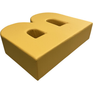 Банкетка Мягкий офис В блежно-желтая