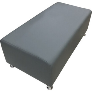 Банкетка Мягкий офис Классик двухместная светло-серая