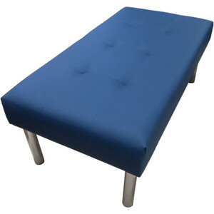 Банкетка Мягкий офис Сатурн двухместная синяя