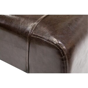 Банкетка Мягкий офис Ритм двухместная шоколадная