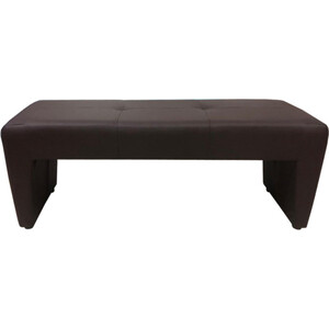 Банкетка Мягкий офис Ритм двухместная шоколадный