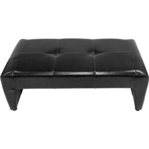 Банкетка Мягкий офис Ритм двухместная черная