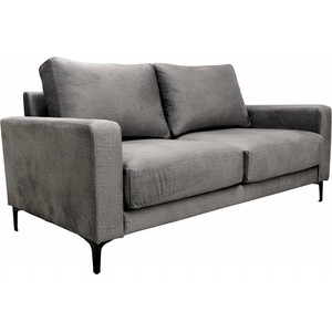 Диван Мягкий офис Мао двухместный Силджи серый