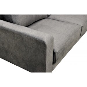 Диван Мягкий офис Мао двухместный Силджи серый