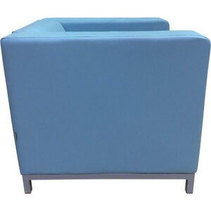 Кресло Мягкий офис Аполлон голубой