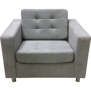 Кресло Мягкий офис Офис Классик Люкс капровелюр BHRYA-16 серое