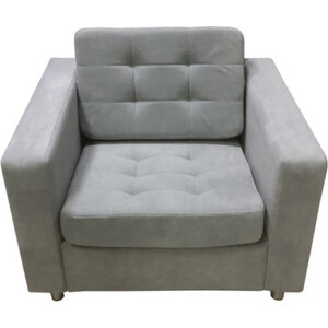 Кресло Мягкий офис Офис Классик Люкс капровелюр BHRYA-16 серое