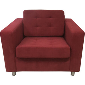 Кресло Мягкий офис Офис Классик Люкс капровелюр BHRYA-21 красное