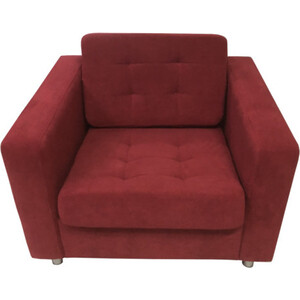 Кресло Мягкий офис Офис Классик Люкс капровелюр BHRYA-21 красное