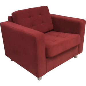 Кресло Мягкий офис Офис Классик Люкс капровелюр BHRYA-21 красное