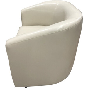 Кресло Мягкий офис Волна кремовый глянцевое