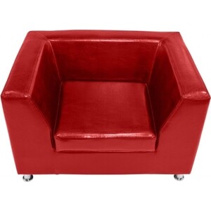 Кресло Мягкий офис Офис Стрикт Стайл красный