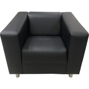 Кресло Мягкий офис Аполло черный матовое