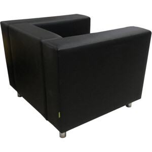 Кресло Мягкий офис Аполло черный матовое