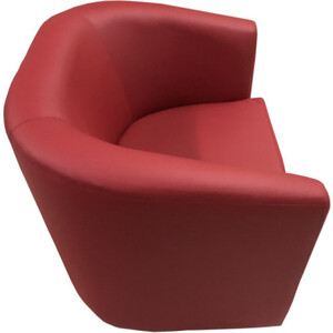 Кресло Мягкий офис Волна красный