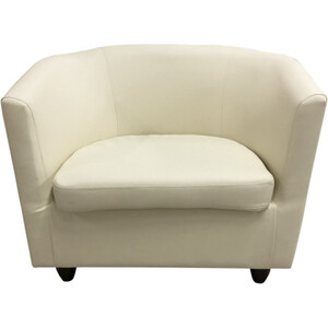 Кресло Мягкий офис Волна кремовый матовое