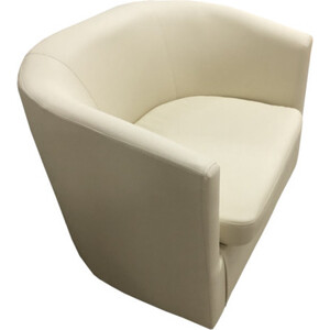 Кресло Мягкий офис Волна кремовый матовое