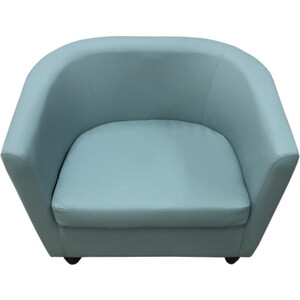 Кресло Мягкий офис Волна ментоловый