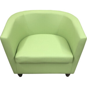 Кресло Мягкий офис Волна салатовый