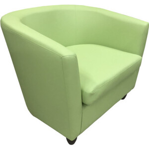 Кресло Мягкий офис Волна салатовый