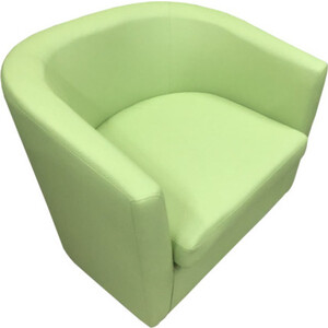 Кресло Мягкий офис Волна салатовый