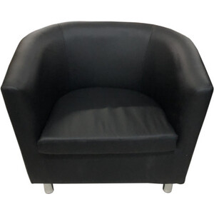 Кресло Мягкий офис Волна черный