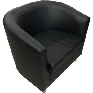 Кресло Мягкий офис Волна черный