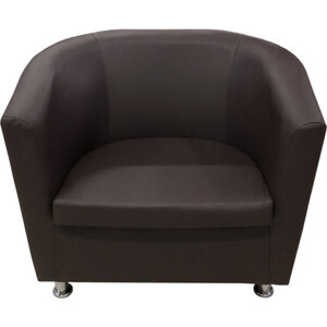 Кресло Мягкий офис Волна шоколадный