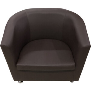 Кресло Мягкий офис Волна шоколадный