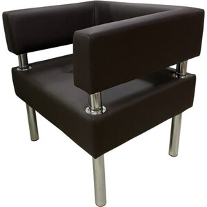 Кресло Мягкий офис Сатурн шоколадная